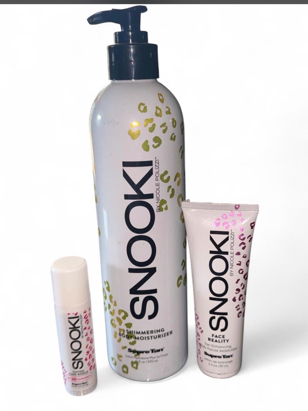 Snooki by Nicole Polizzi Supre Tan 3-Piece Tanning & Skincare Bundle – NEW
